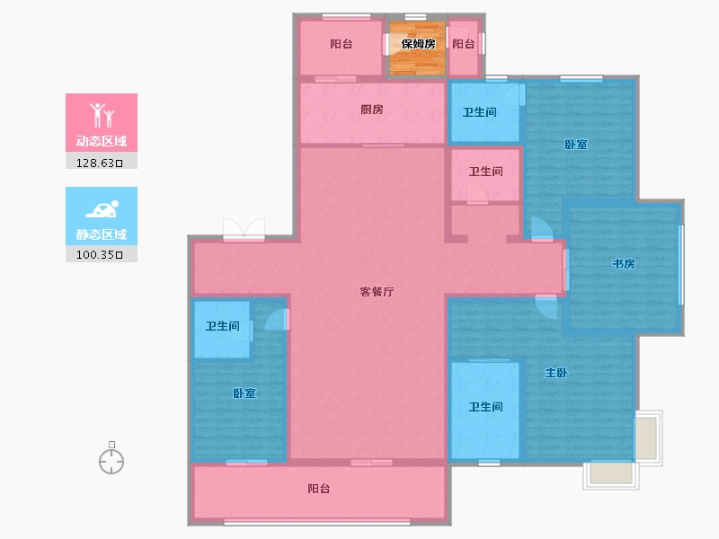 山西省-太原市-怡和国际教育小镇-211.34-户型库-动静分区