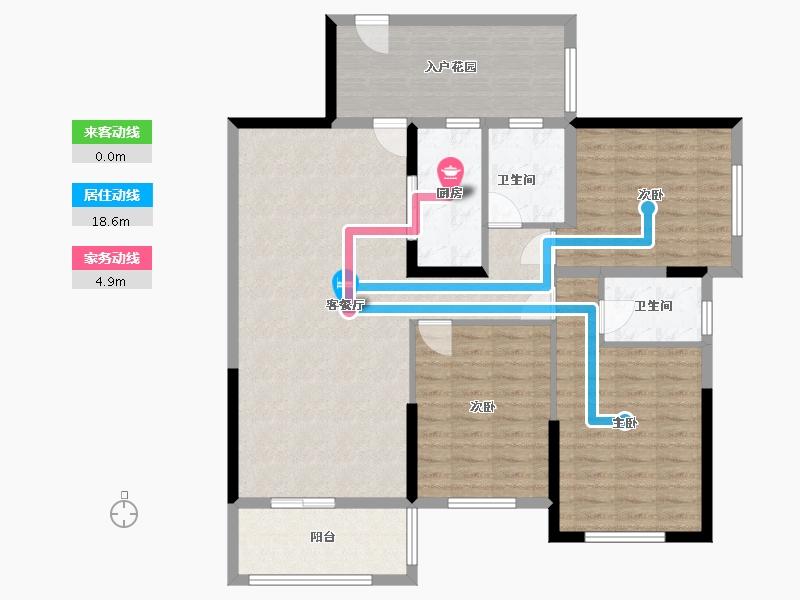 广西壮族自治区-南宁市-龙湖新城三期-112.00-户型库-动静线