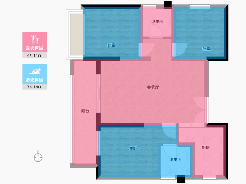 四川省-雅安市-树高-90.00-户型库-动静分区