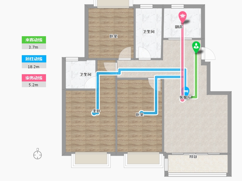 河南省-开封市-通许国奥·雅苑-97.27-户型库-动静线