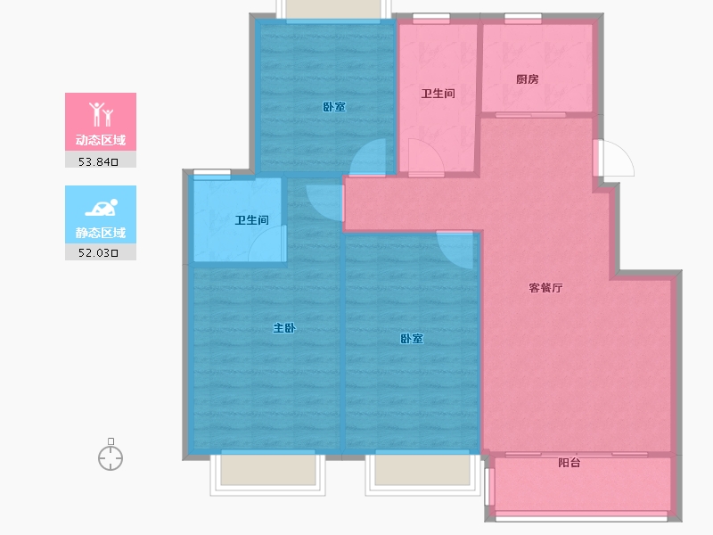 河南省-开封市-通许国奥·雅苑-97.27-户型库-动静分区