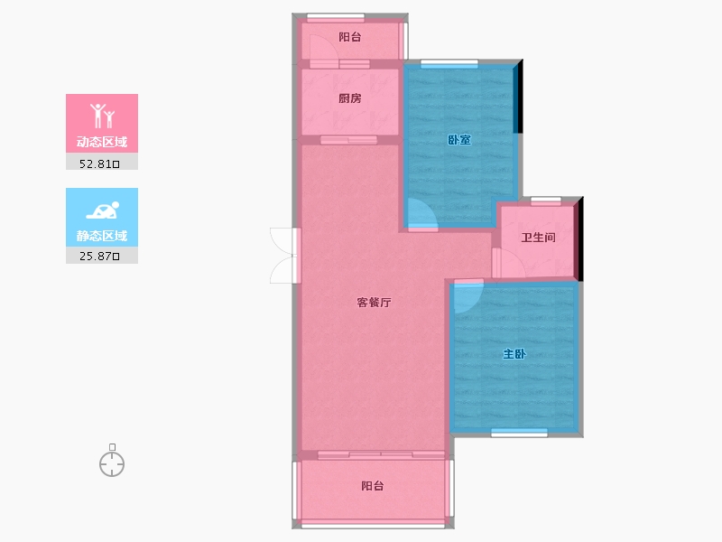 江西省-抚州市-丽水豪城-70.09-户型库-动静分区