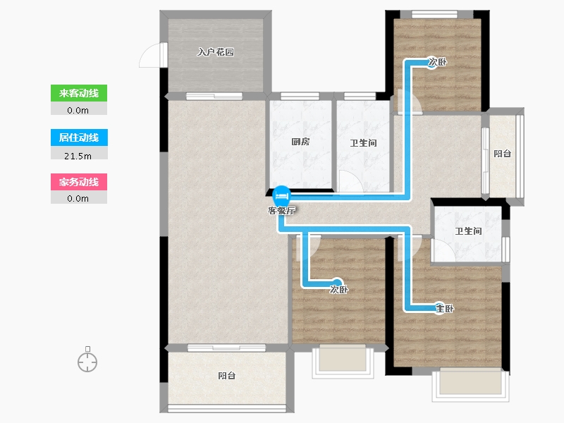 江西省-九江市-通源·天赐人家-102.41-户型库-动静线