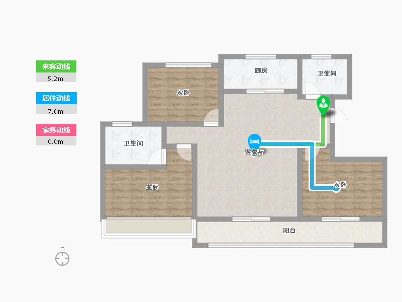 青海省-海东市-帝豪·壹号院-101.11-户型库-动静线