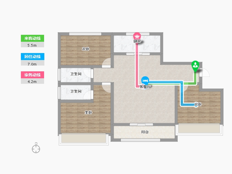 青海省-海东市-帝豪·壹号院-96.15-户型库-动静线