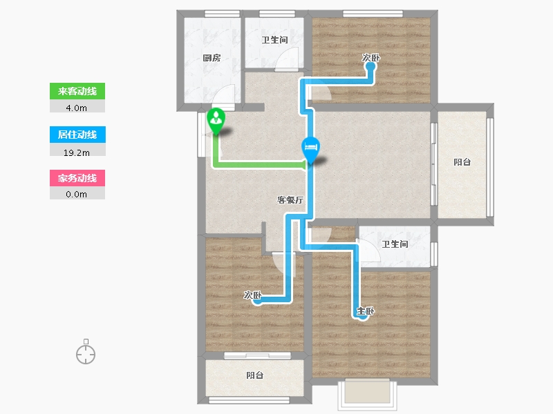 河南省-濮阳市-华信·越绣华府-95.22-户型库-动静线