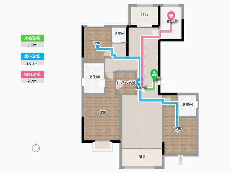 河南省-开封市-枫华·西湖半岛-121.57-户型库-动静线