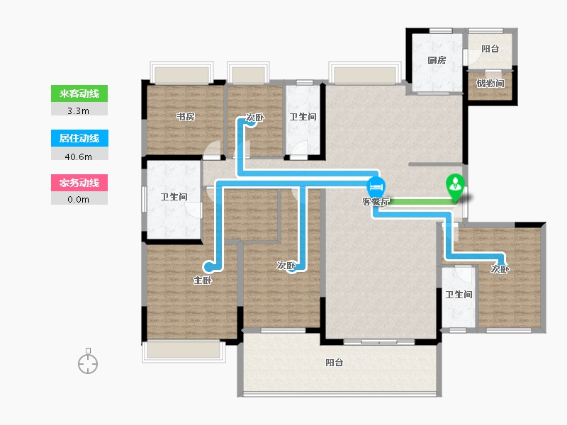 广东省-汕尾市-碧桂园天銮山·星汇-212.44-户型库-动静线