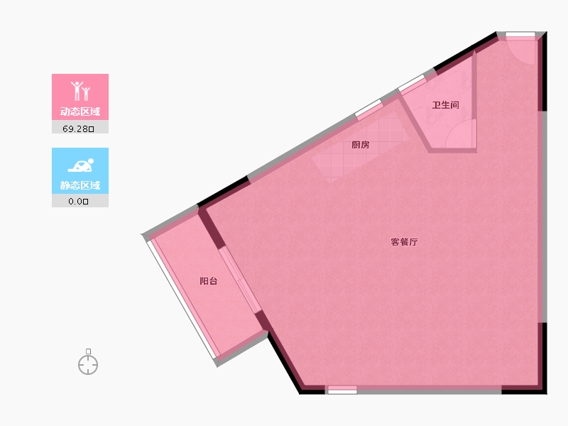 湖南省-郴州市-智通江天-64.33-户型库-动静分区