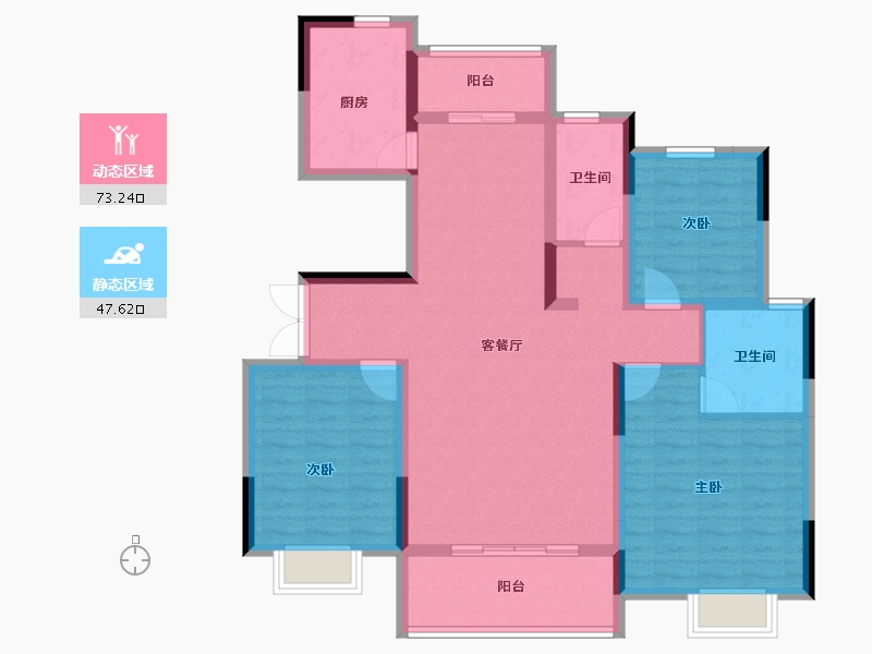 河南省-驻马店市-建业置地澜境-108.00-户型库-动静分区