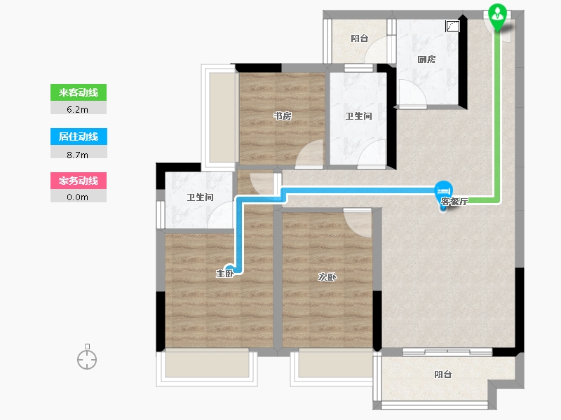 云南省-昭通市-红星国际-78.26-户型库-动静线