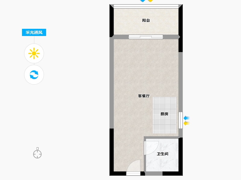 湖南省-郴州市-智通江天-38.81-户型库-采光通风