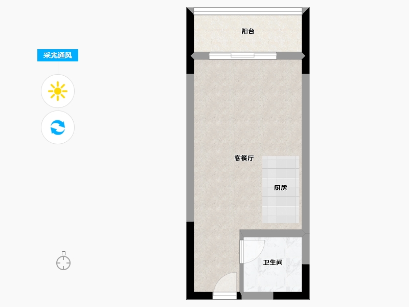 湖南省-郴州市-智通江天-33.48-户型库-采光通风