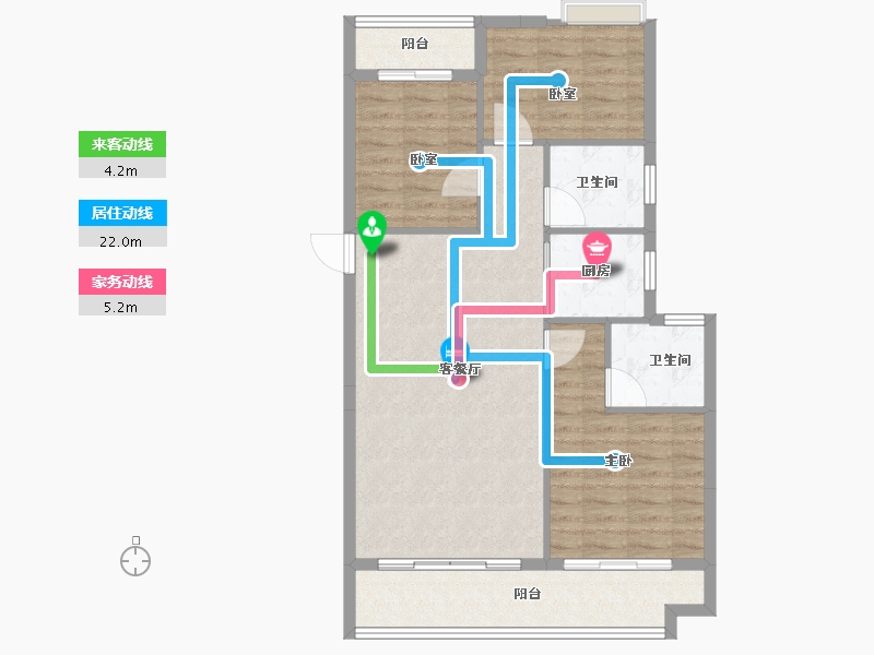 福建省-福州市-中庚东金-87.20-户型库-动静线