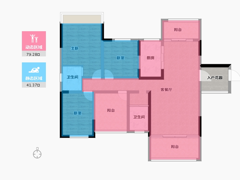 广西壮族自治区-来宾市-武宣滨江华庭-112.55-户型库-动静分区