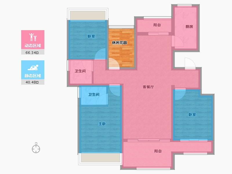 广西壮族自治区-来宾市-象州温泉城-101.61-户型库-动静分区