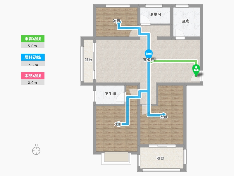 河南省-濮阳市-诚城·幸福里-99.27-户型库-动静线