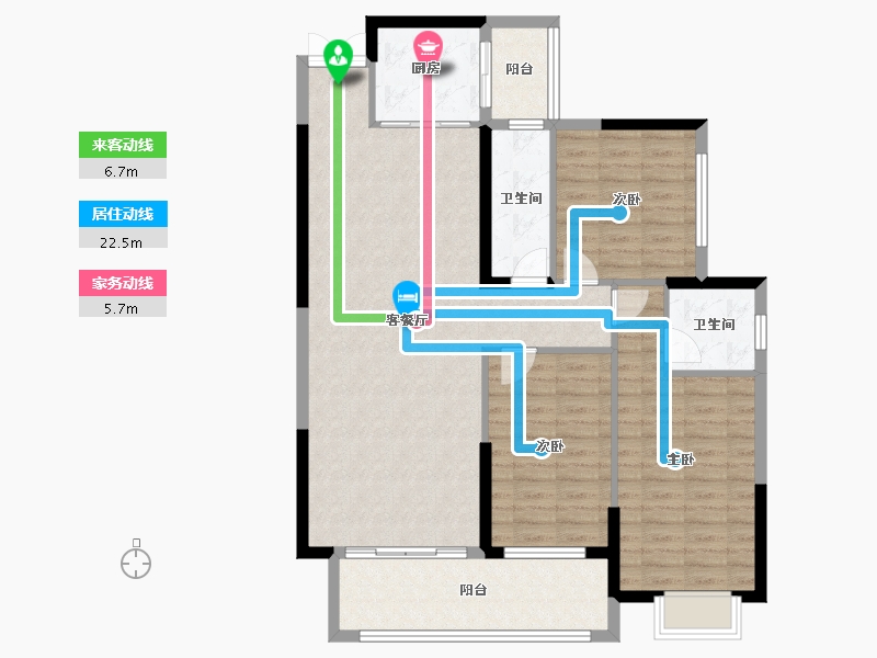 广西壮族自治区-来宾市-海景·摩尔城-108.01-户型库-动静线