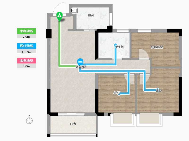 福建省-宁德市-交投天行万安-72.00-户型库-动静线