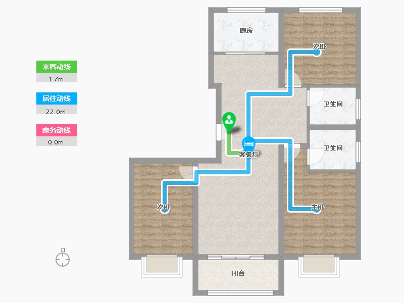 河南省-濮阳市-华信·越绣华府-95.86-户型库-动静线