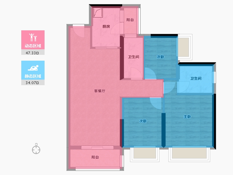 广东省-江门市-方圆云山诗意-89.00-户型库-动静分区