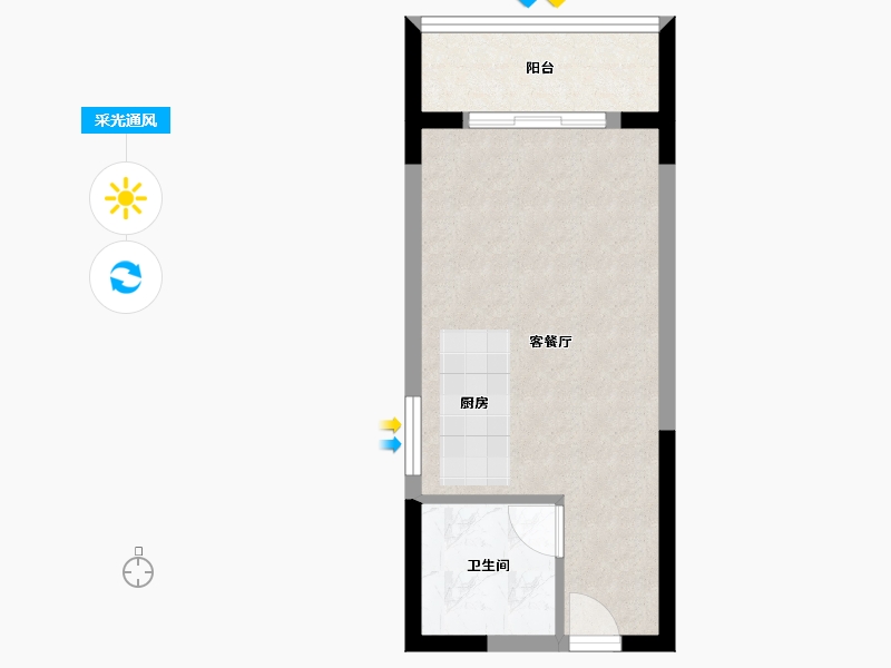 湖南省-郴州市-智通江天-33.27-户型库-采光通风