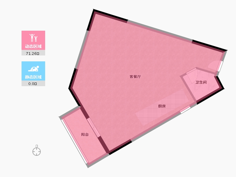 湖南省-郴州市-智通江天-66.23-户型库-动静分区