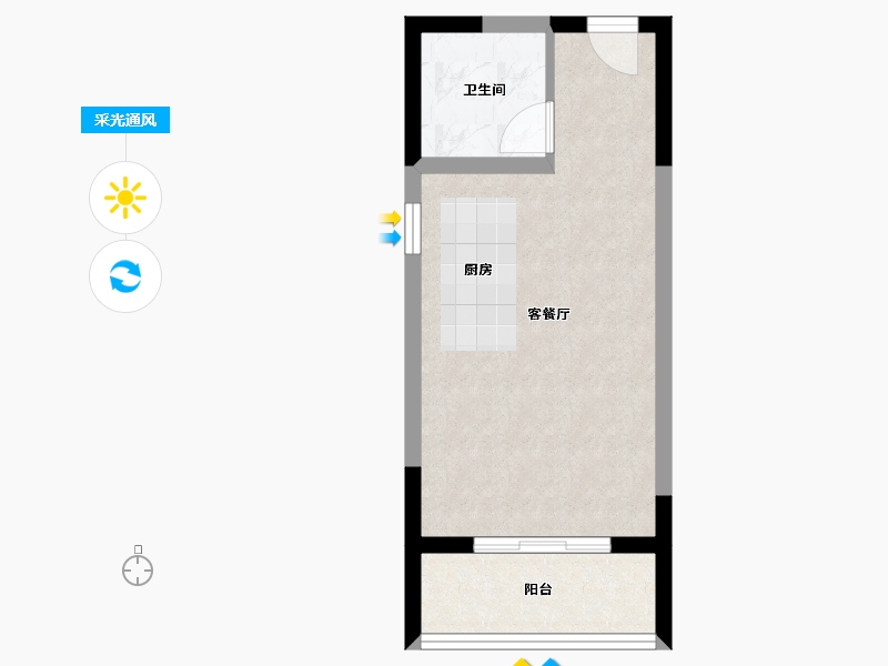 湖南省-郴州市-智通江天-33.44-户型库-采光通风