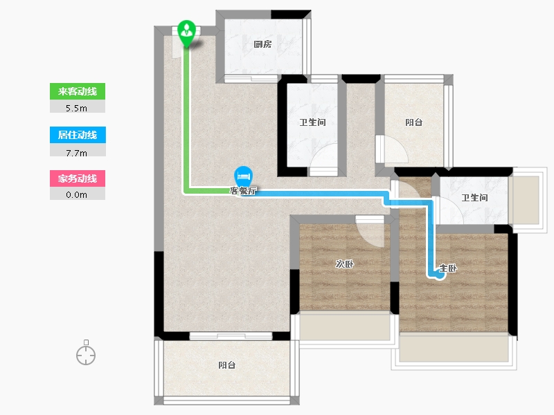 广东省-河源市-铭成华府-68.12-户型库-动静线