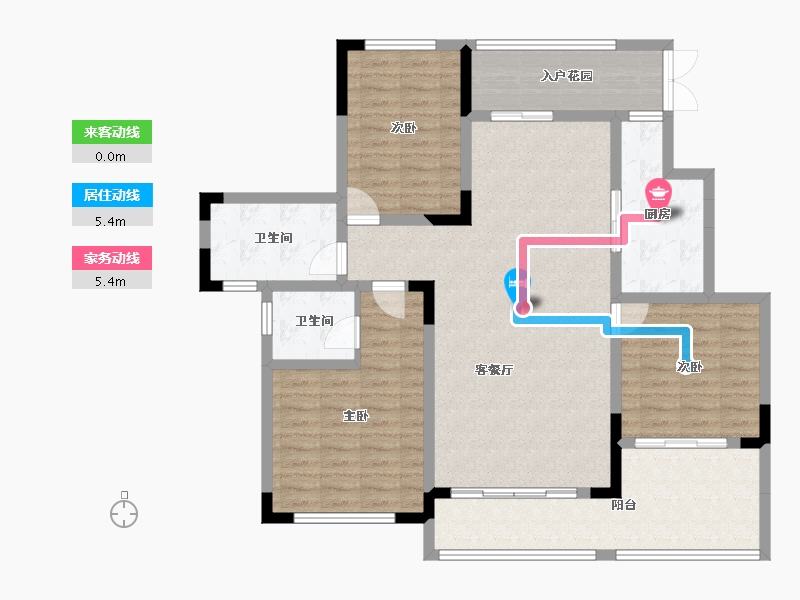 贵州省-遵义市-湄潭太阳海岸二期-115.76-户型库-动静线