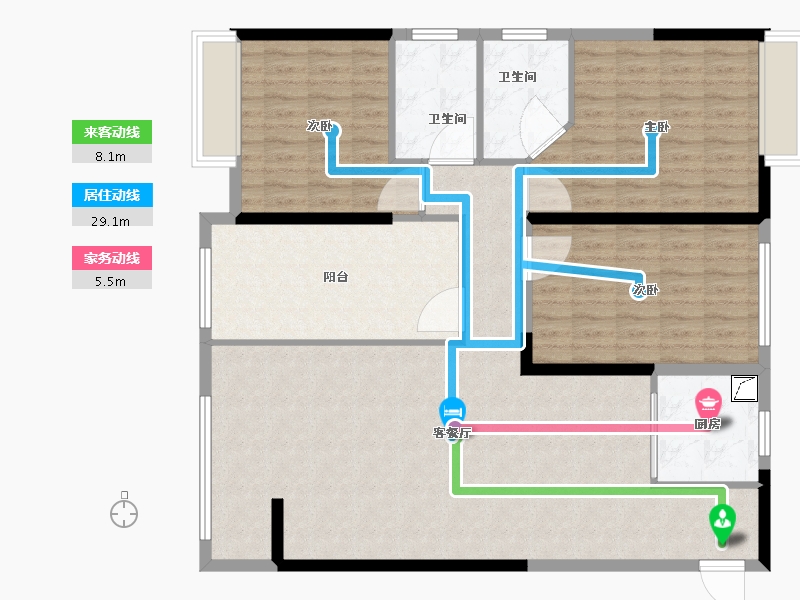 福建省-龙岩市-黄邦小区-127.65-户型库-动静线