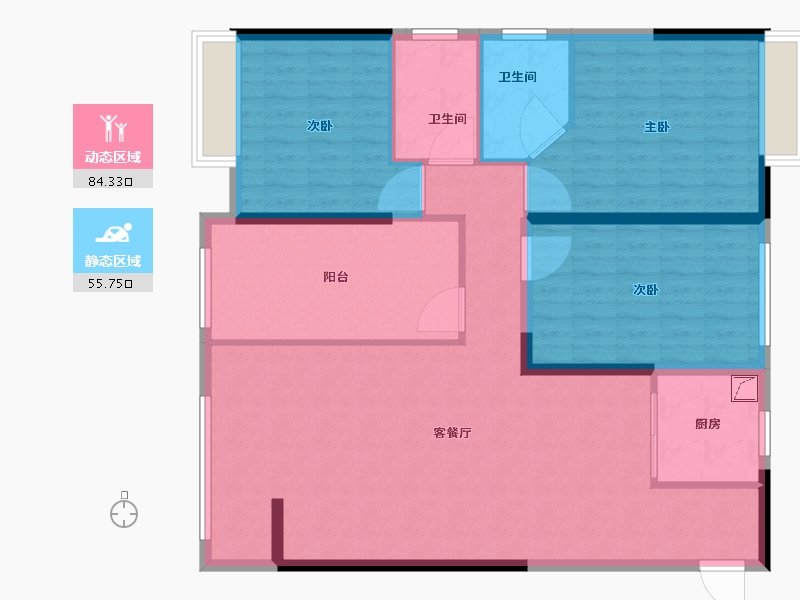 福建省-龙岩市-黄邦小区-127.65-户型库-动静分区