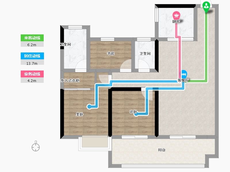 福建省-三明市-中洲郡-87.14-户型库-动静线