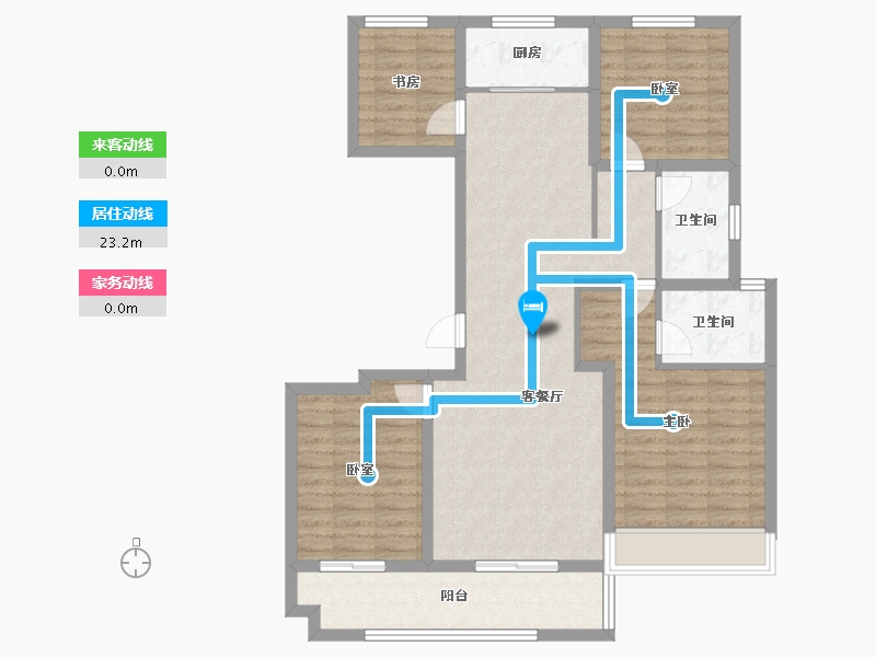 河南省-周口市-益丰熙圜-103.50-户型库-动静线