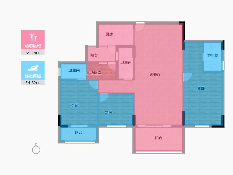 广东省-广州市-雅宝新城-112.00-户型库-动静分区