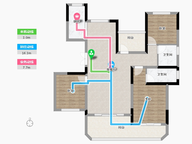 河南省-濮阳市-众悦鑫城-101.60-户型库-动静线