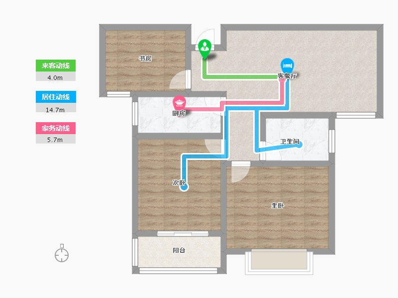 河南省-濮阳市-诚城·幸福里-77.95-户型库-动静线