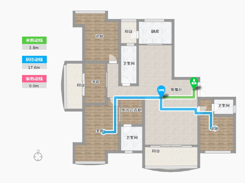 山西省-运城市-金鑫·滨湖一号-165.09-户型库-动静线