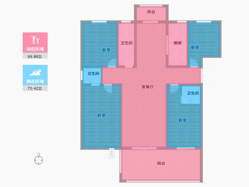 河南省-濮阳市-汇升•珑玺台-153.25-户型库-动静分区