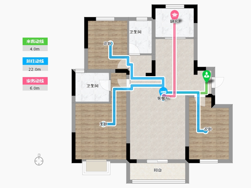 山西省-运城市-舜都首府-95.36-户型库-动静线