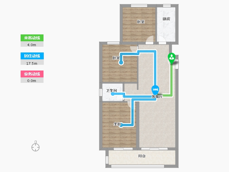 河北省-廊坊市-荣盛·花语璟园-79.20-户型库-动静线