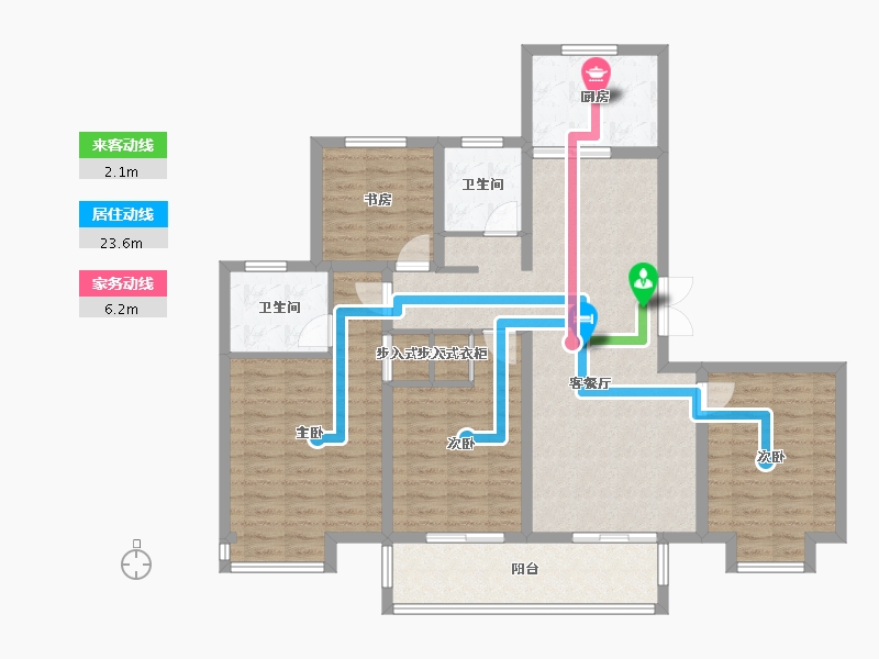 河南省-商丘市-常春藤畅馨园-115.45-户型库-动静线