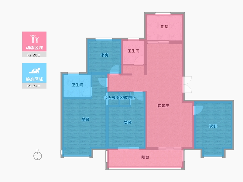 河南省-商丘市-常春藤畅馨园-115.45-户型库-动静分区