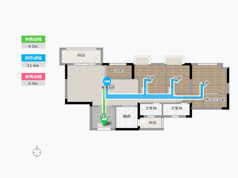 广东省-清远市-翔隆·七色城邦-109.58-户型库-动静线