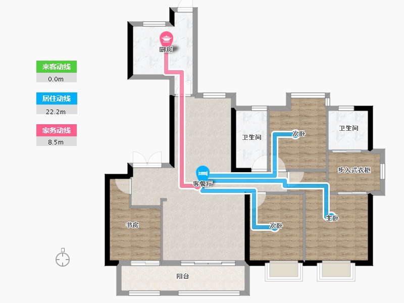 福建省-福州市-中发印象外滩-114.53-户型库-动静线