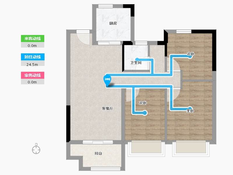 河南省-焦作市-东方今典境界-71.17-户型库-动静线