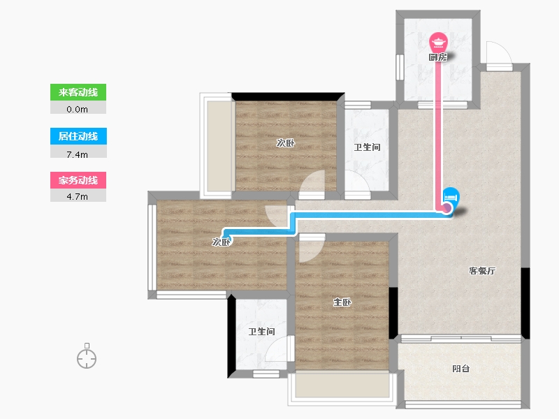 湖南省-张家界市-唯读·逸臣公园-81.57-户型库-动静线