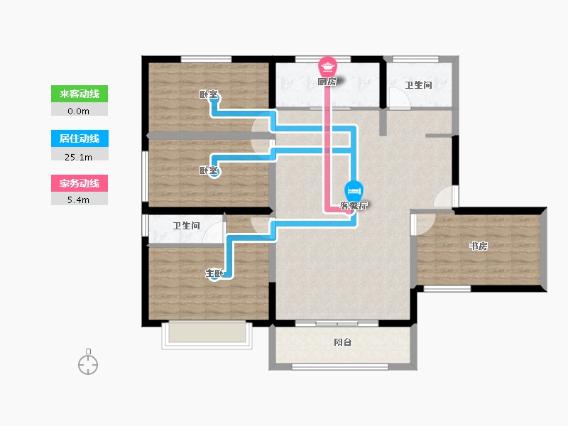 山东省-济宁市-南池御都-117.60-户型库-动静线