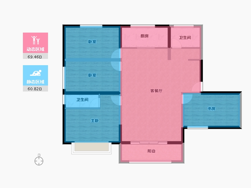 山东省-济宁市-南池御都-117.60-户型库-动静分区