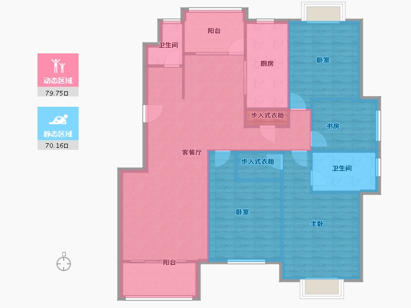 山东省-济宁市-仁诚雅居-137.76-户型库-动静分区